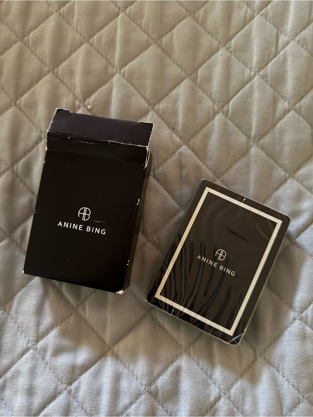 Anine Bing Black Playing Card Set